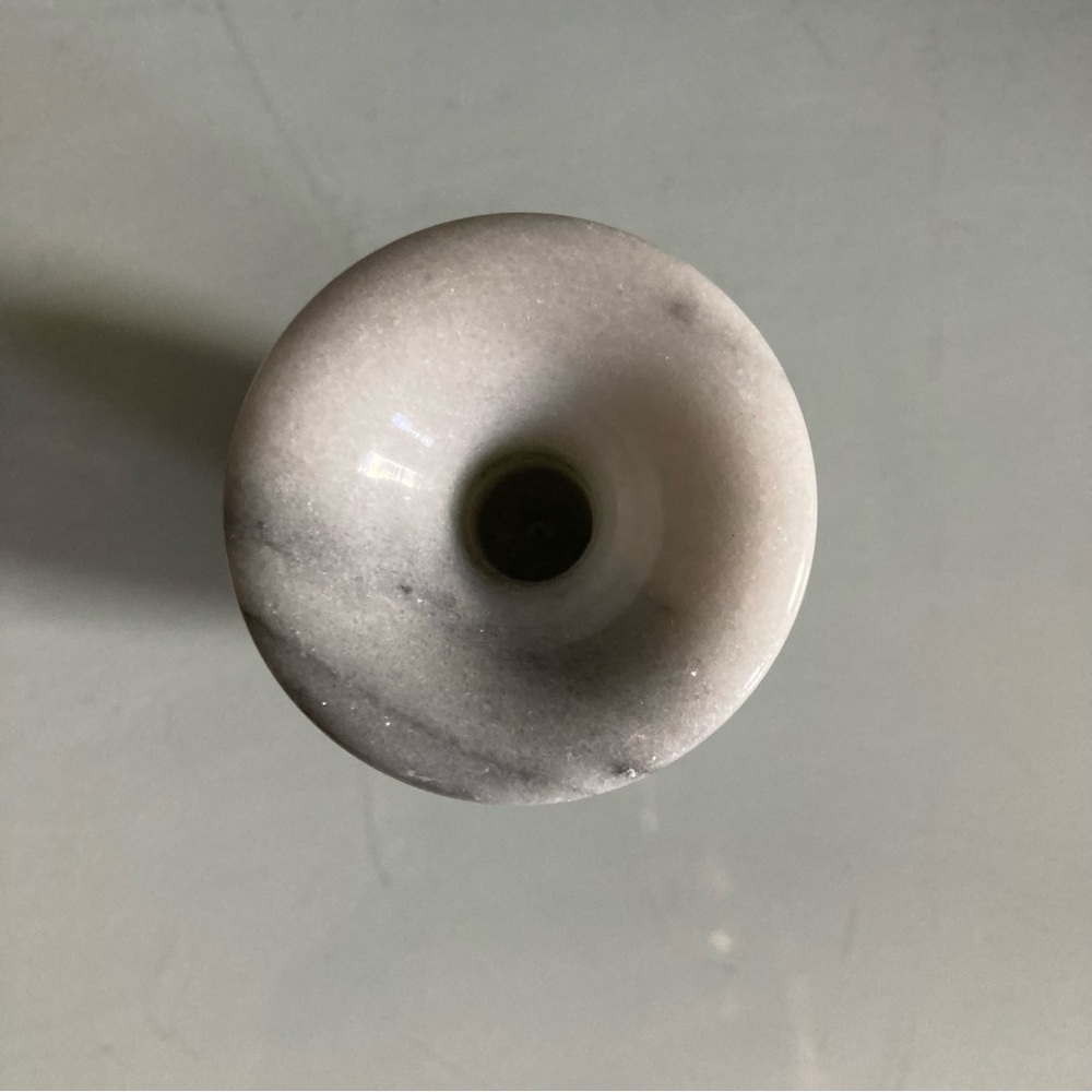Elegant Vintage Gray  Mini Marble Vase - Picture 3 of 5